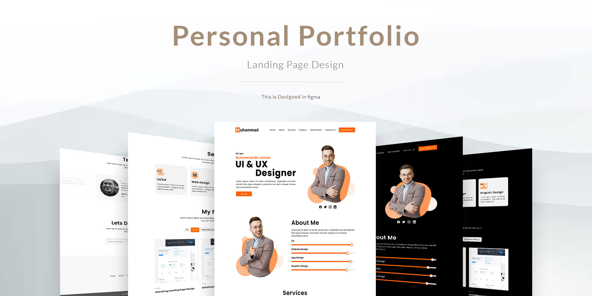 student portfolio example